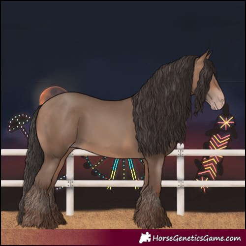 Horse Color:Sable Champagne 