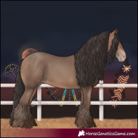 Horse Color:Sable Champagne 