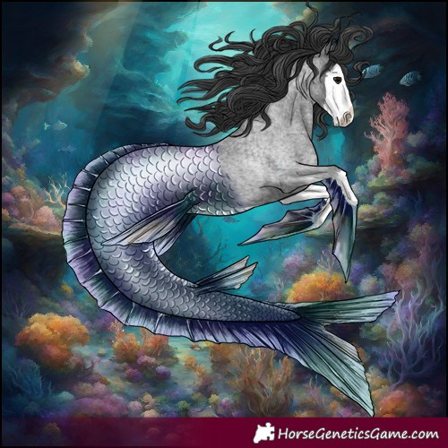 Horse Color:Blue Roan Splash 