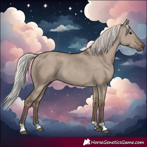 Horse Color:Silver Grullo 