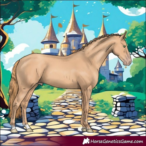 Horse Color:Gold Champagne