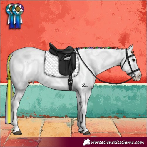 Horse Color:Painted Brown Ice Sabino 