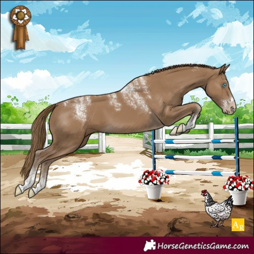 Horse Color:Powder White Gray Smoky Creme 