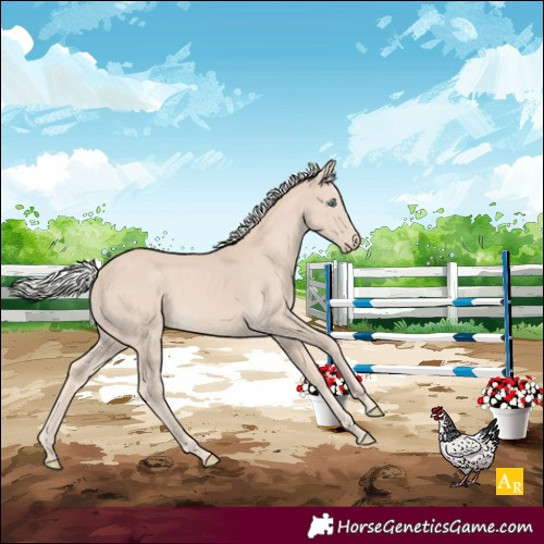 Horse Color:Silver Smoky Creme 