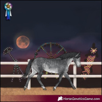 Horse Color:Brown Chinchilla