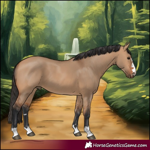 Horse Color:Bay Dun