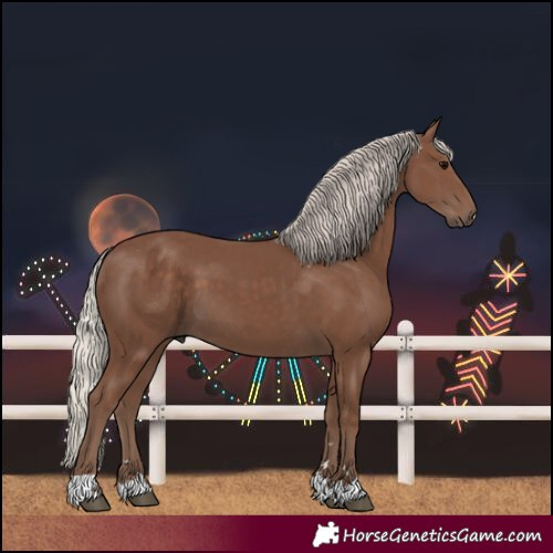 Horse Color:Silver Black