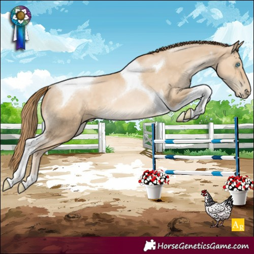 Horse Color:Smoky Black Pearl Mushroom Tobiano 