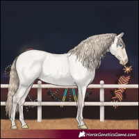 Horse Color:Smoky Creme Roan