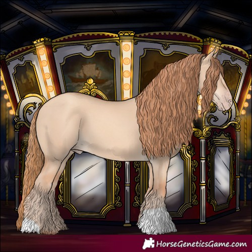Horse Color:Gold Champagne Dun 