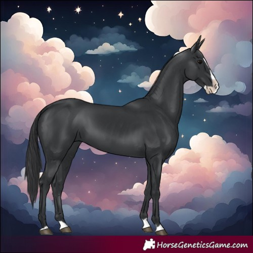 Horse Color:Black Splash