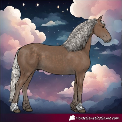 Horse Color:Silver Black 