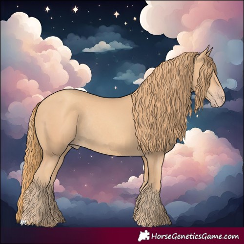 Horse Color:Gold Champagne Rabicano 