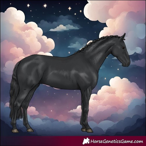 Horse Color:Black 