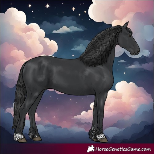 Horse Color:Black  and Black 