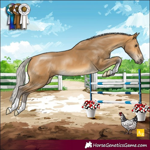 Horse Color:Silver Buckskin