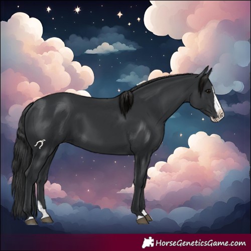 Horse Color:Black Splash 