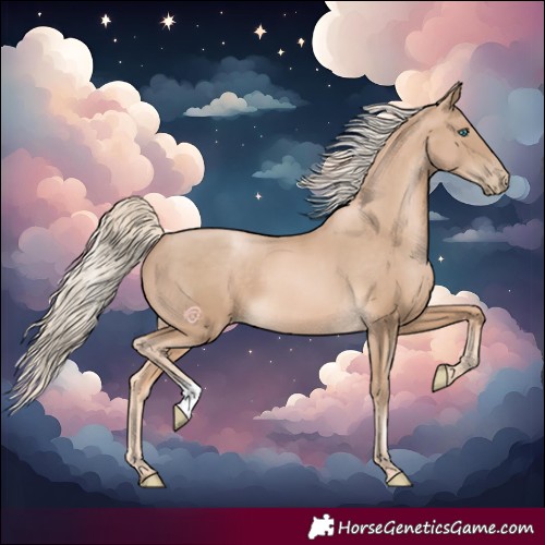 Horse Color:Chocolate Palomino Pearl