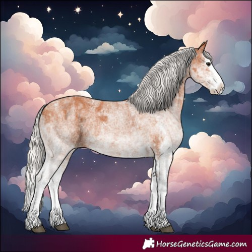 Horse Color:White Spotted Silver Bay Splash and White Spotted Silver Bay Splash