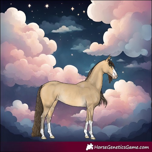 Horse Color:Sable Cream Champagne Rabicano 
