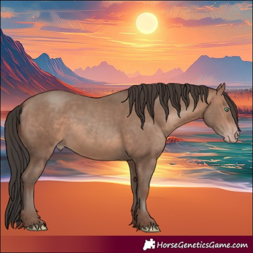 Horse Color:Sable Champagne