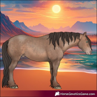 Horse Color:Sable Champagne