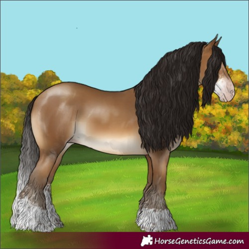 Horse Color:Gray Amber Champagne Sabino 