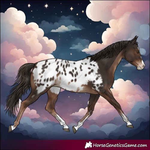 Horse Color:Liver Chestnut Sabino Splash Blanket