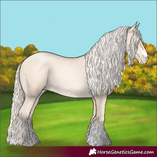 Horse Color:Gold Cream Champagne Pearl 