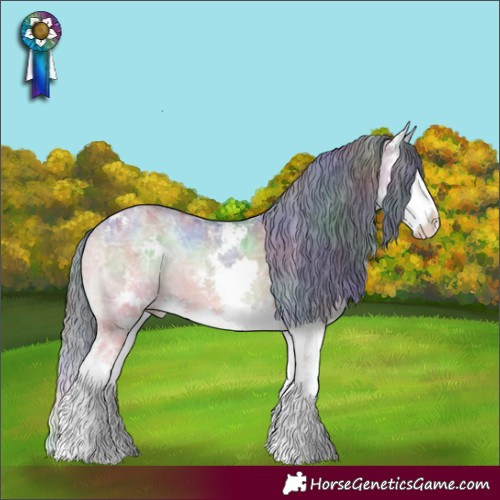 Horse Color:Nacre Watercolor Bay Ice Onyx Sabino Splash Appaloosa