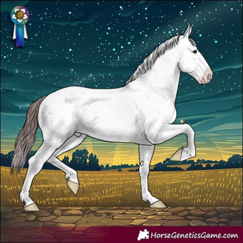 Horse Color:Chocolate Bay Sabino