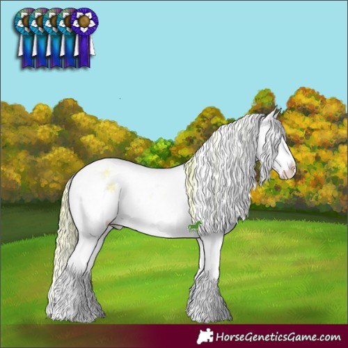 Horse Color:Liver Chestnut Chinchilla Ice Mushroom Sabino