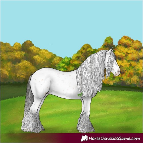 Horse Color:Brown Ice Onyx Mushroom Sabino Splash 