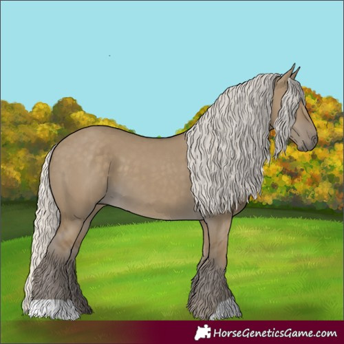 Horse Color:Silver Smoky Grullo