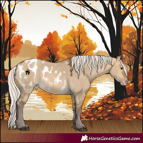 Horse Color:Silver Buckskin Dun Blanket