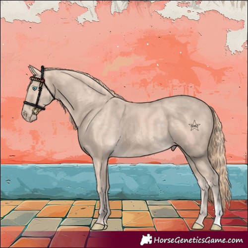 Horse Color:Perlino