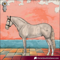 Horse Color:Perlino 