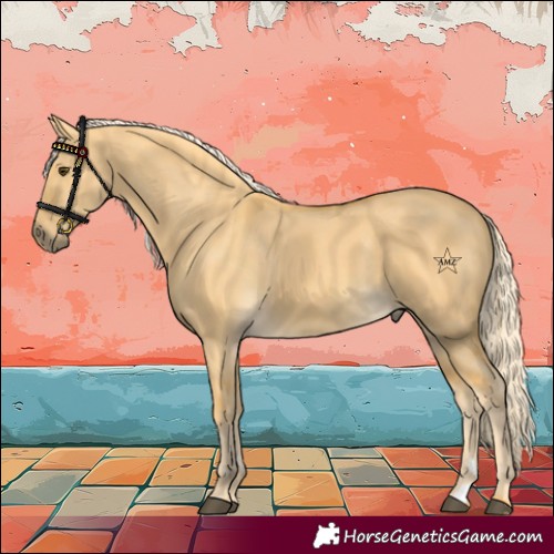 Horse Color:Palomino Dun 