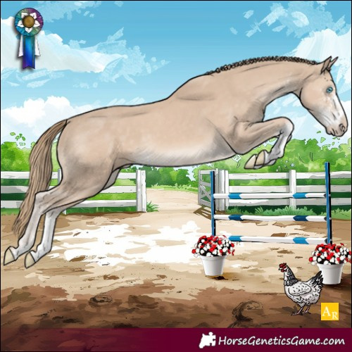 Horse Color:White Spotted Smoky Creme