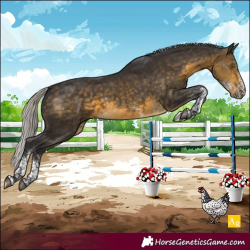 Horse Color:White Spotted Silver Buckskin Tobiano 