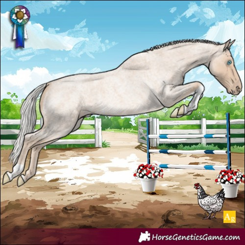 Horse Color:Silver Smoky Creme Roan Tobiano