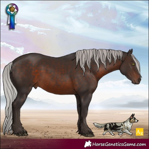Horse Color:Silver Brown Mushroom 