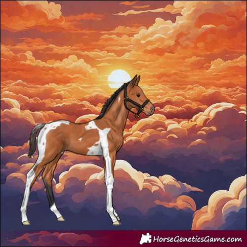 Horse Color:Bay Tobiano