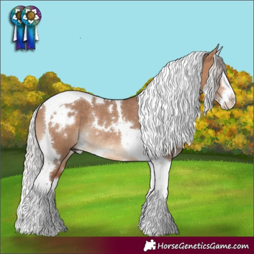 Horse Color:White Spotted Silver Brown Dun Splash Tobiano Rabicano 