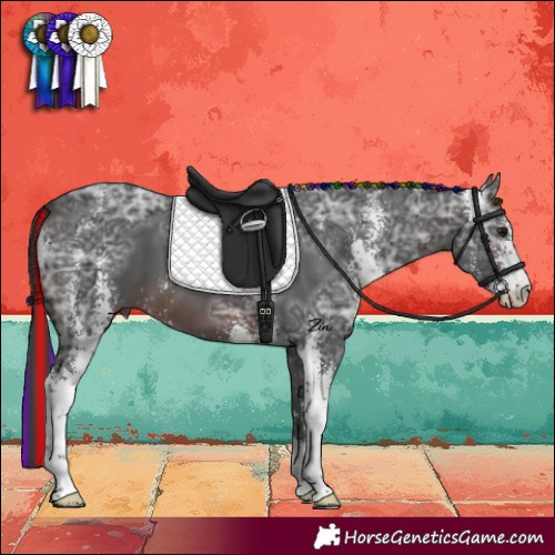 Horse Color:Painted Brown Ice Sabino