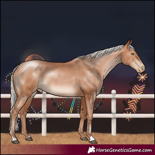 Horse Color:Silver Brown Pearl