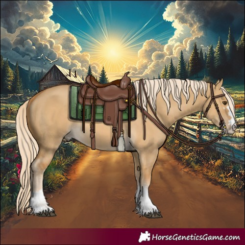 Horse Color:Palomino Dun