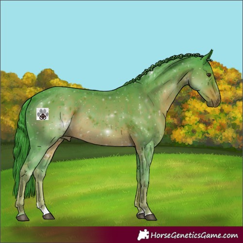 Horse Color:Watercolor Liver Chestnut