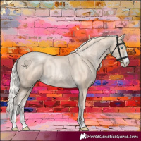 Horse Color:Gold Cream Champagne Pearl 