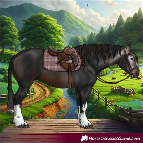 Horse Color:Gray White Spotted Bay 